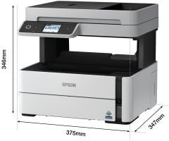 Epson EcoTank M3170 Wi-Fi+Tarayıcı+Fotokopi+Faks Mono Çok Fonksiyonlu Tanklı Yazıcı C11CG92404