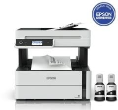 Epson EcoTank M3170 Wi-Fi+Tarayıcı+Fotokopi+Faks Mono Çok Fonksiyonlu Tanklı Yazıcı C11CG92404