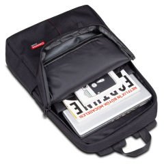 Classone WTX400SK 15.6 inç Pro WTXpro Su Geçirmez Kumaş Notebook Sırt Çantası Siyah