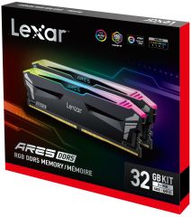 Lexar ARES 32GB (2x16GB) 6400Mhz DDR5 U-DIMM CL32 1.4V RGB Ram Bellek LD5EU016G-R6400GDLA