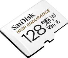 SanDisk High Endurance 128GB 100/40MB/s microSDXC C10 V30 Adaptörlü Hafıza Kartı SDSQQNR-128G-GN6IA