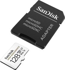 SanDisk High Endurance 128GB 100/40MB/s microSDXC C10 V30 Adaptörlü Hafıza Kartı SDSQQNR-128G-GN6IA