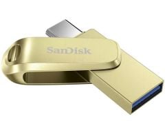 SanDisk Ultra Dual Drive Luxe 512GB Type-C USB 3.2 Flash Bellek Gold SDDDC4-512G-G46GD