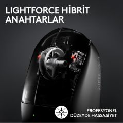 Logitech G PRO X Superlight 2 Lighspeed Kablosuz Oyuncu Mouse - Beyaz 910-006639