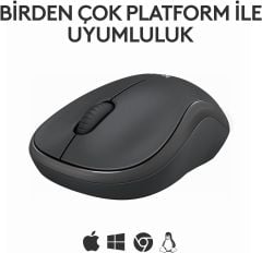 Logitech M240 Sessiz Kompakt Kablosuz Bluetooth Mouse - Siyah 910-007119