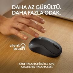 Logitech M240 Sessiz Kompakt Kablosuz Bluetooth Mouse - Siyah 910-007119