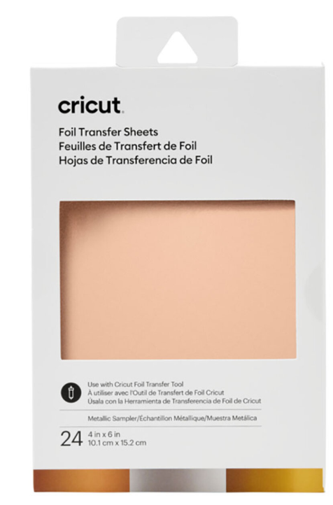 Cricut Transfer Folyo Sayfa 10X15 cm 24 Sayfa Metalik 2008716