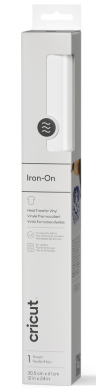 Cricut Smart Iron On 33x91cm 1 Sayfa Beyaz 2008695