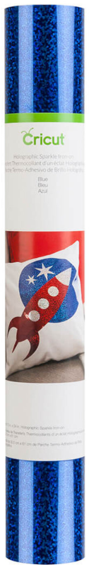 Cricut Holografik Işıltılı Iron On 30X60Cm Mavi 2004138