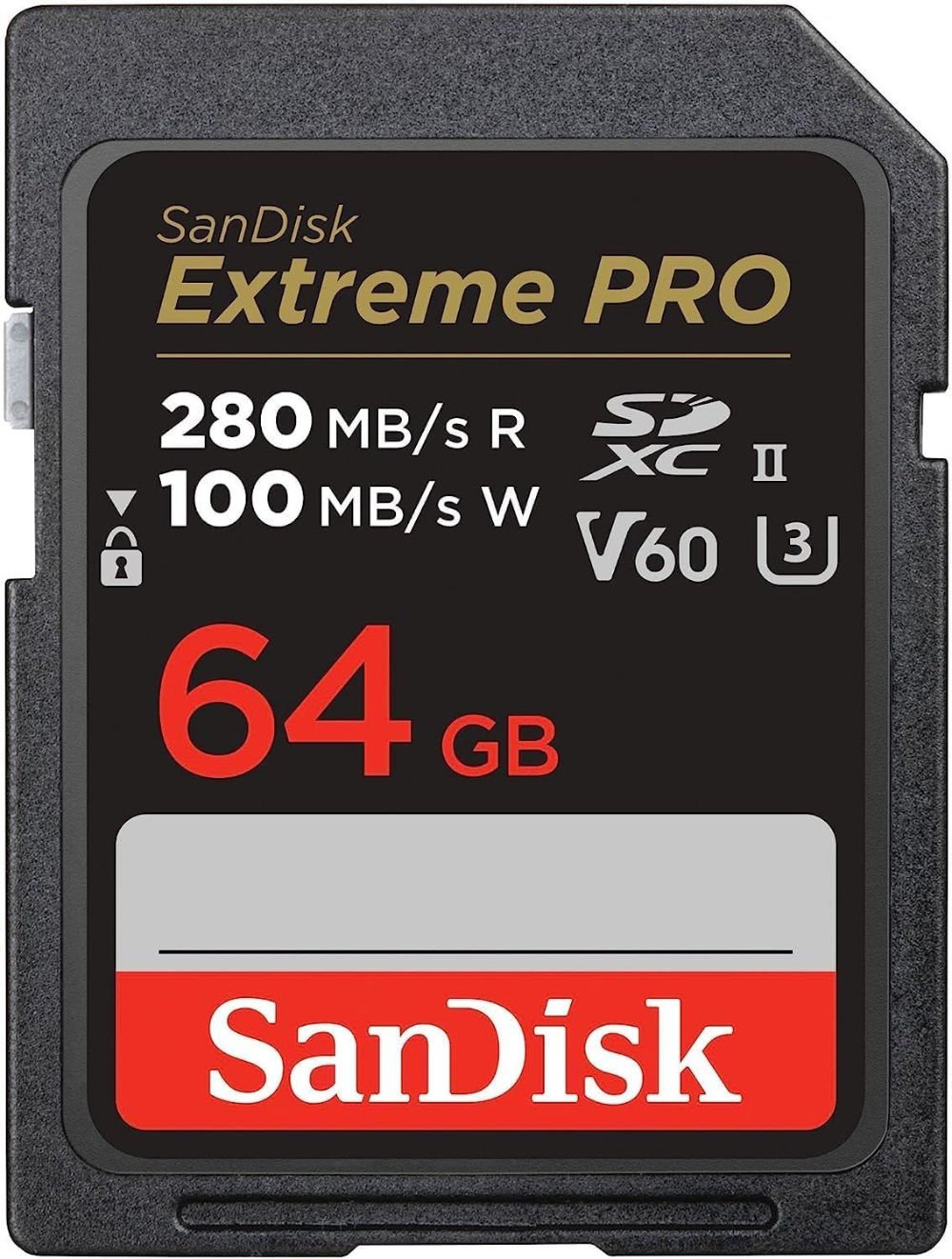 SanDisk Extreme PRO 64GB SDSDXEP-064G-GN4IN 280MB/s UHS-II SDXC 6K-4K UHD Hafıza Kartı
