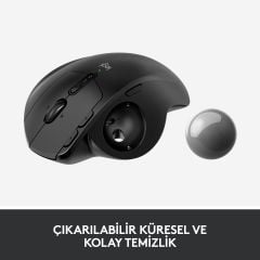 LOGİTECH MX ERGO KABLOSUZ MOUSE-SİYAH 910-005179