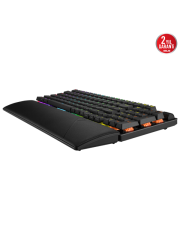 KB Asus ROG Strix Scope II 96 Wireless NX Snow Switch RGB Mekanik Kablosuz Gaming Klavye 90MP037A-BKYA00