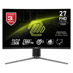 MSI  MAG 27C6PF 27'' FHD CURVE RAPID VA 180HZ 1MS ADAPTIVE-SYNC GAMING MONITOR