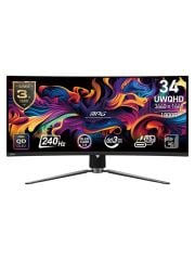 MSI MPG 341CQPX QD-OLED 34.18'' UWQHD CURVE 240HZ 0.03MS FREESYNC PREMIUM PRO GAMING MONITOR