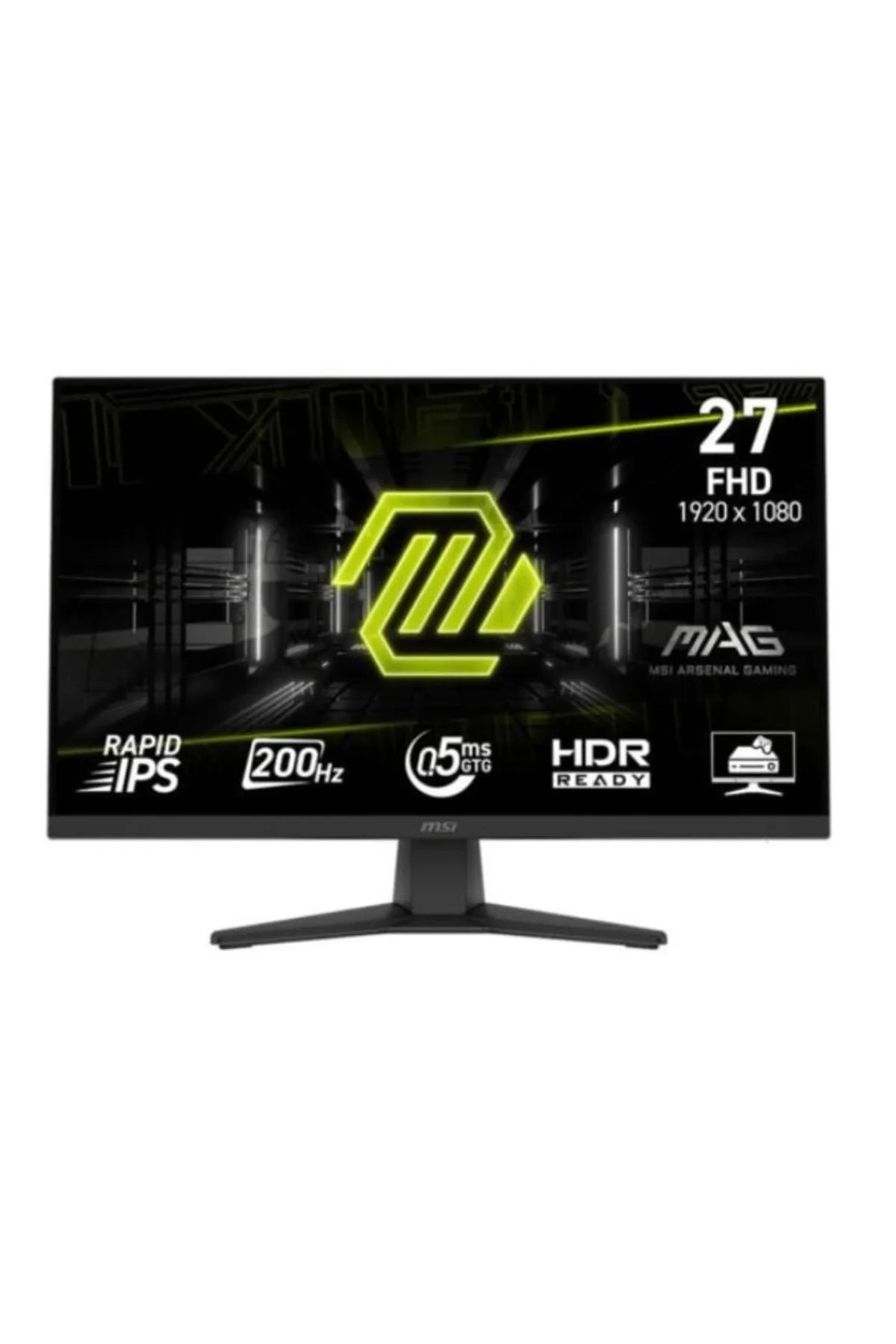 MSI 27'' MAG 272F 1920x1080 FHD FLAT RAPID IPS 200HZ 0.5MS FREESYNC PREMIUM GAMING MONITOR