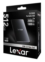 Lexar SL500 512GB 2000MB/sn Taşınabilir SSD LSL500X512G-RNBNG