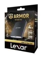 Lexar ARMOR 700 4TB 2000MB/sn Taşınabilir SSD LAR700X004T-RNBNG