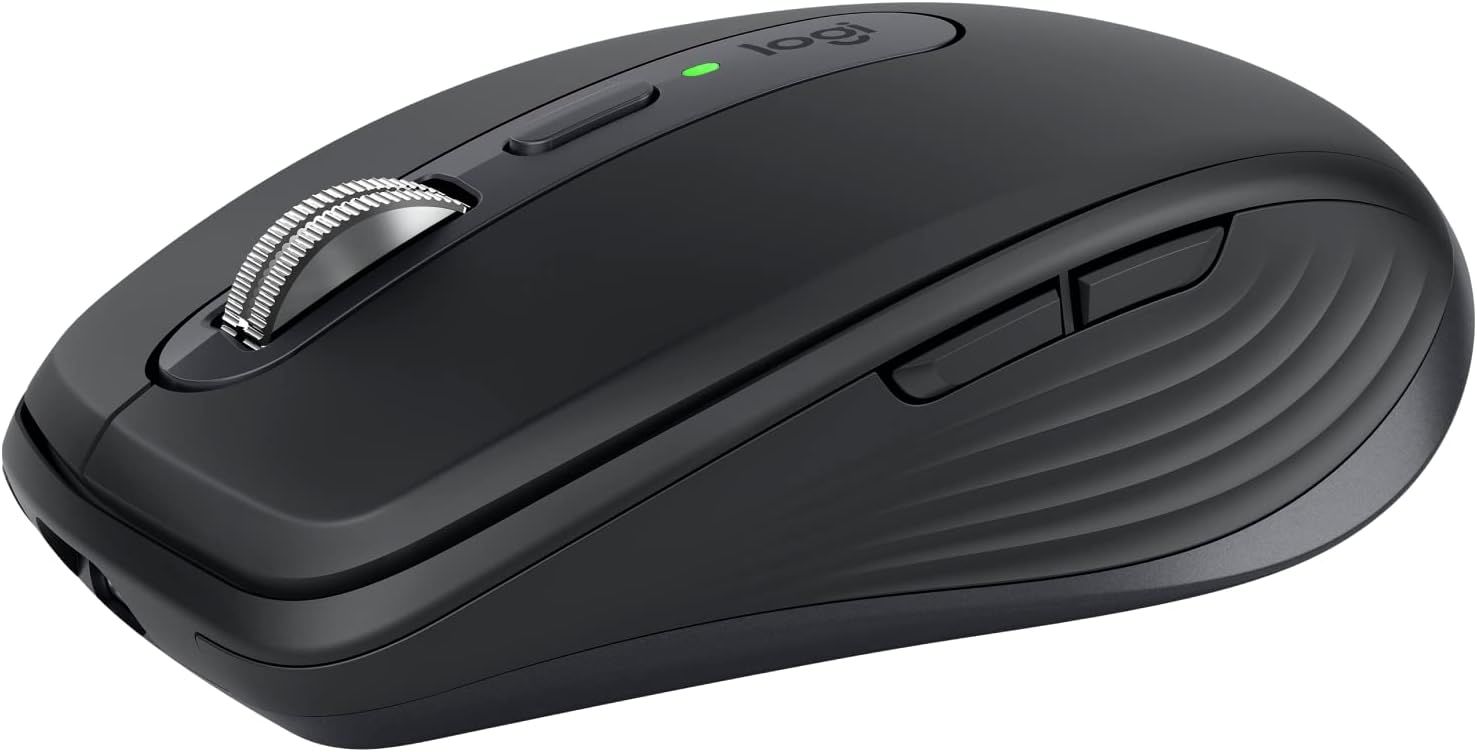 Logitech MX Anywhere 3S Sessiz Kompakt Kablosuz Performans Mouse - Grafit 910-006929