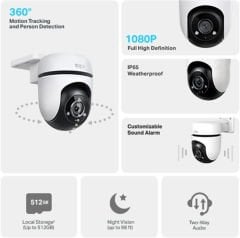 TP-Link Tapo C500 Dış Mekan Yatay-Dikey Wİ-Fİ Güvenlik Kamerası