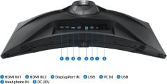 SAMSUNG Odyssey Neo G7 LS32BG750NPXUF 32 inç UHD 165Hz 1ms Pivot Asansör FreeSync Premium Pro HDR2000 1000R Kavisli Quantum Mini LED Gaming Monitör