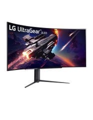 OUTLET LG 45GR95QE-B 45 inc 240Hz 0,03ms G-SYNC WQHD OLED Curved Gaming Monitör (Ölü Piksel)