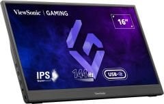 ViewSonic VX1654 16” 144Hz 1ms (HDMI+Type C) FreeSync FHD IPS Taşınabilir Gaming Monitör