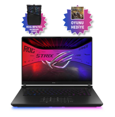 Asus ROG Strix SCAR 16 G635LX-RW143 24GB GeForce RTX5090 175w Intel Ultra 9 275HX 32GB RAM 1TB Performance SSD 16 inç WQXGA 240Hz