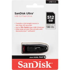 SanDisk Ultra 512GB USB 3.0 130MB/s Flash Bellek SDCZ48-512G-G46