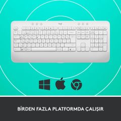 Logitech Signature K650 Bilek Destekli Kablosuz Beyaz Klavye 920-010973