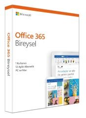 Microsoft Office 365  Bireysel Türkçe Ofis Yazılımı (Kutu) QQ2-01770