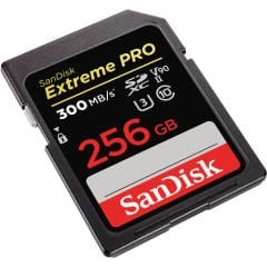 SanDisk Extreme Pro 256GB 300/260MB/s SDXC UHS-II U3 V90 8K/4K Hafıza Kartı SDSDXDK-256G-GN4IN