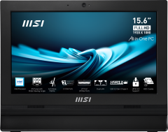 MSI PRO AP162T ADL-002XTR N100  4GB RAM 128GB SSD 15.6 FHD DOS TOUCH AIO PC