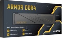 Hiksemi Armor Black HSC416U32D2 16GB DDR4 3200Mhz UDIMM Soğutuculu Gaming Ram