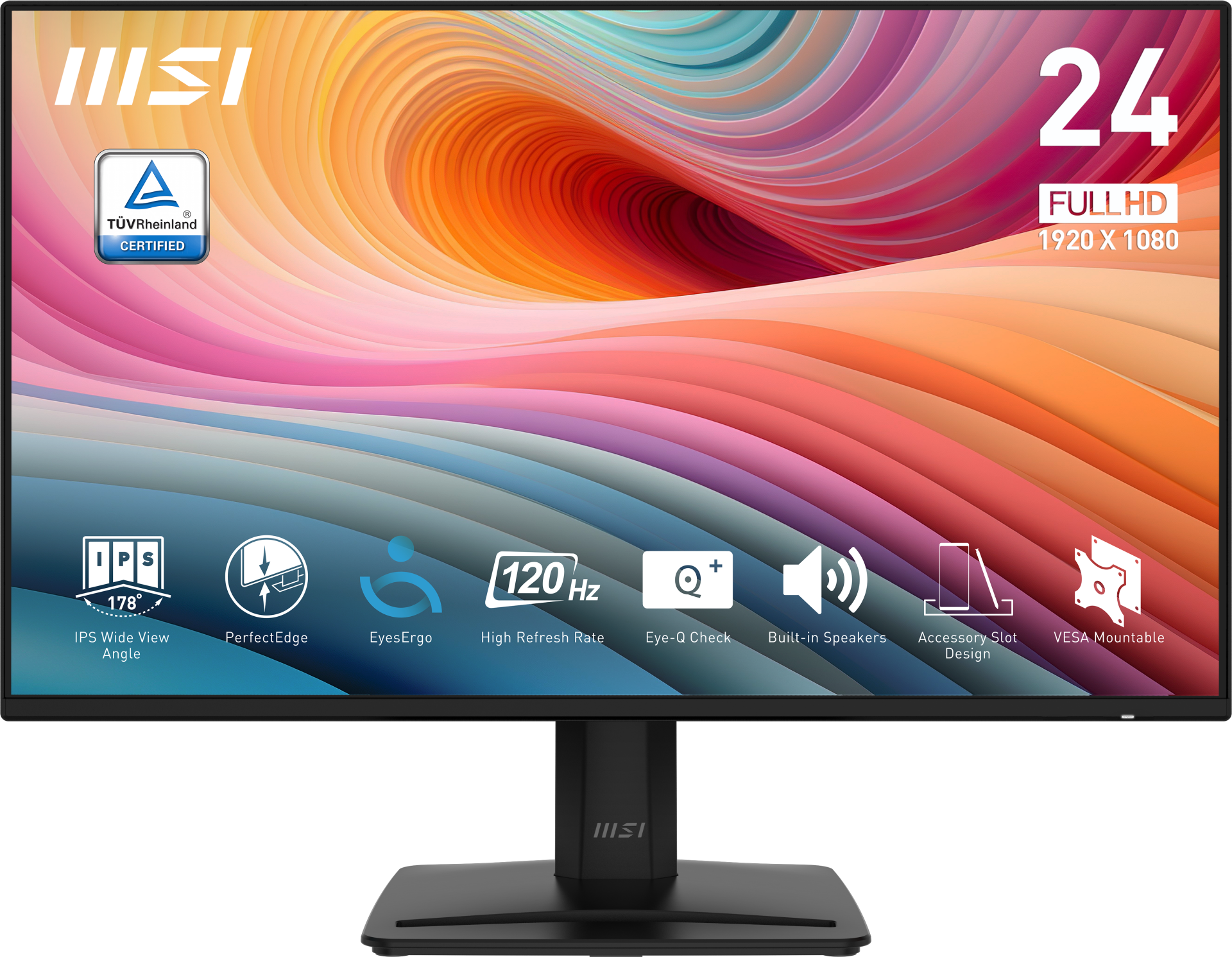 MSI PRO MP242A E2 23.8'' FHD FLAT IPS 120HZ 1MS ADAPTIVE-SYNC MONITOR