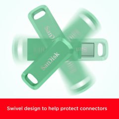 SanDisk Ultra Dual Drive Go 1TB SDDDC3-1T00-G46AG USB & Type-C Flash Bellek  Absinthe Green
