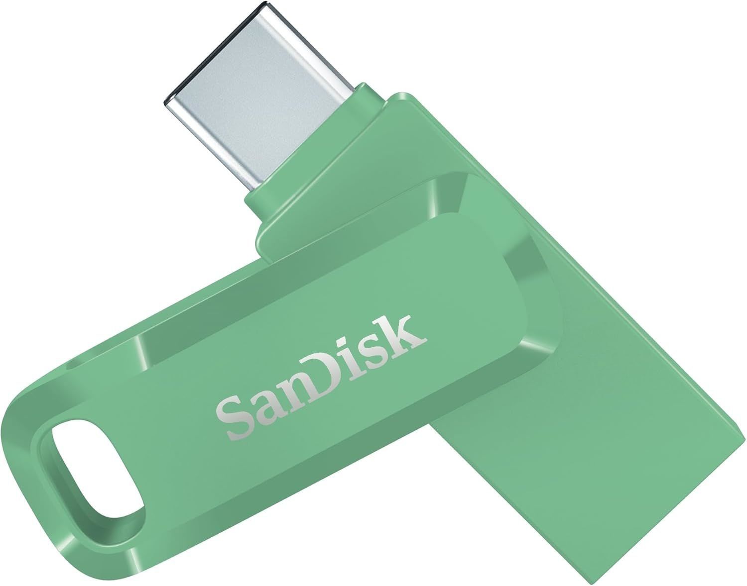 SanDisk Ultra Dual Drive Go 128GB SDDDC3-128G-G46AG USB & Type-C Flash Bellek Absinthe Green