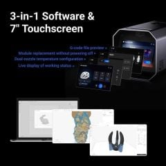 Snapmaker Artisan 3 in 1 Kapalı Kasa 3D Yazıcı