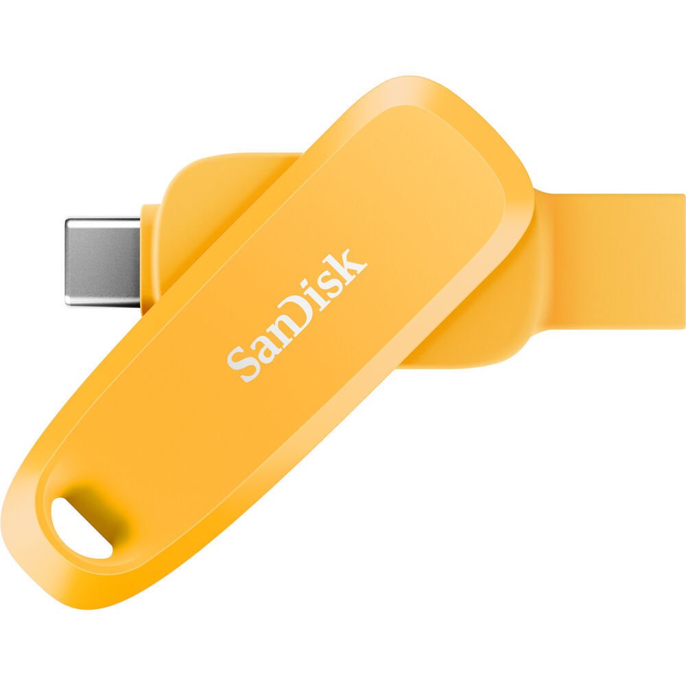 SanDisk Phone Drive 128GB SDDDC6-128G-G46YD USB & Type-C Flash Bellek Yellow Daffodil