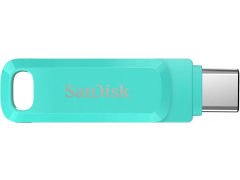 SanDisk Ultra Dual Drive Go 128GB SDDDC3-128G-G46G USB & Type-C Flash Bellek Tiffany Green