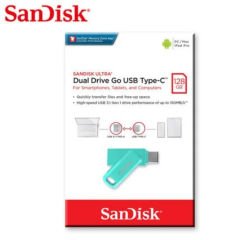 SanDisk Ultra Dual Drive Go 128GB Type-C USB 3.1 Flash Bellek SDDDC3-128G-G46G Tiffany Green
