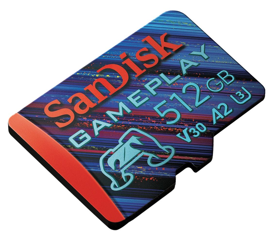 SanDisk GamePlay 512GB SDSQXAV-512G-GN6XN 190/130MB/s 4K UHD microSDXC A2 V30 Gaming Hafıza Kartı