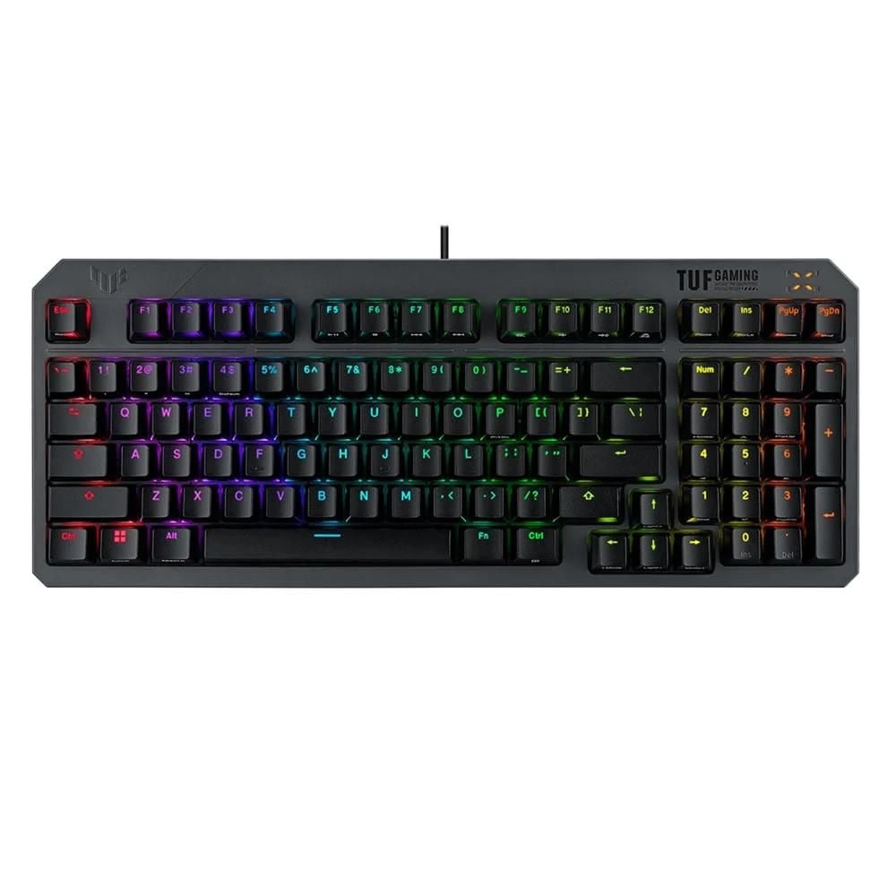 Asus TUF Gaming K3 GEN II Siyah Red Switch RGB Optik Mekanik Gaming Klavye 90MP0390-BKYA00
