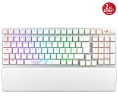 Asus ROG Strix Scope II 96 RX Red Beyaz Kablosuz Gaming Klavye 90MP03S0-BKEA30