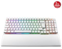 Asus ROG Strix Scope II 96 RX Red Beyaz Kablosuz Gaming Klavye 90MP03S0-BKEA30