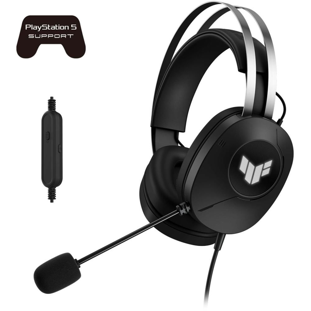 Asus TUF Gaming H1 Gen II USB-A 40mm Sürücü 7.1 Surround Mikrofon PC PS5 Uyumlu Kablolu Gaming Kulaklık 90YH044B-BHUA00