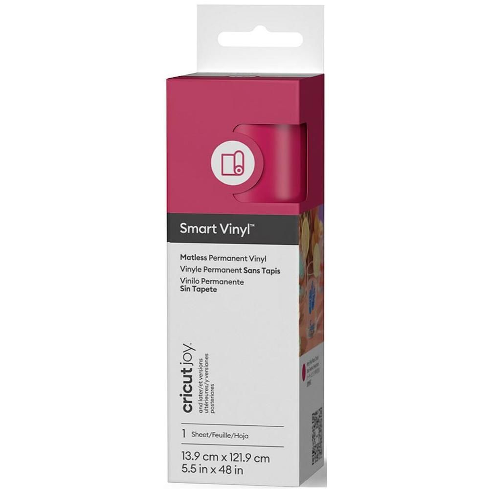 Cricut 2011696 Joy Smart Vinil Kalıcı 14x122cm Mat Parti Pembesi