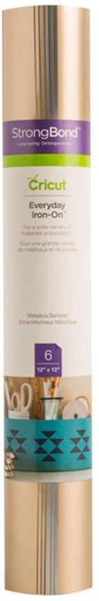 Cricut Everyday Iron On 30.5*30.5cm 6 Sayfa Metalik (Altın Gümüş) 2004817