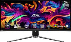 MSI MAG 341CQP QD-OLED 34.18'' UWQHD CURVE QD-OLED 175HZ 0.03MS ADAPTIVE-SYNC GAMING MONITOR