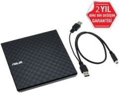 Asus SDRW-08D2S-U Lite 8X Harici DVD Yazıcı M-Disc Destekli  Siyah 90-DQ0435-UA221KZ