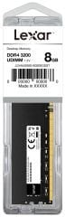 Lexar 8GB DDR4 3200MHz UDIMM CL22 1.2V Box Desktop Ram LD4AU008G-B3200GSST